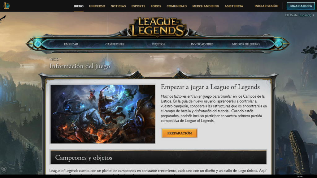 Jugar League of Legends