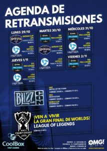 Agenda de retransmisiones Oh My Game