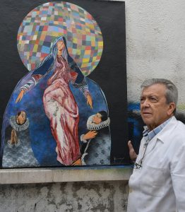 "La Virgen de la Caridad" es una de las obras magnas de Bianchi, artista especializado en el grabado.