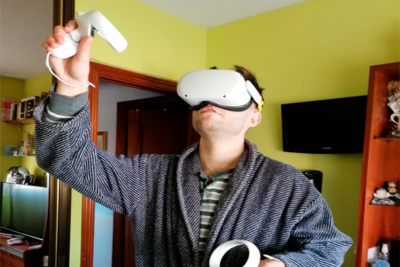 Funcionamiento de las gafas de realidad virtual «Oculus Quest 2»