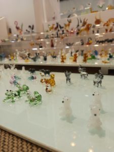 Figuras, cristal, murano, animales