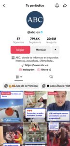 Perfil de TikTok de ABC