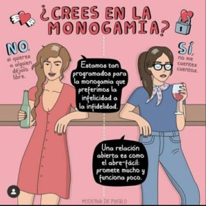 No monogamia, poliamor, relaciones abiertas, amor, relación