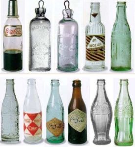 Botes de Coca-Cola evolución