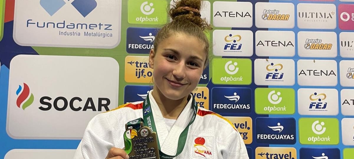 María Gómez, deportista de élite, Campeonato del Mundo Junior 2022, estudiante universitaria, becas, judo