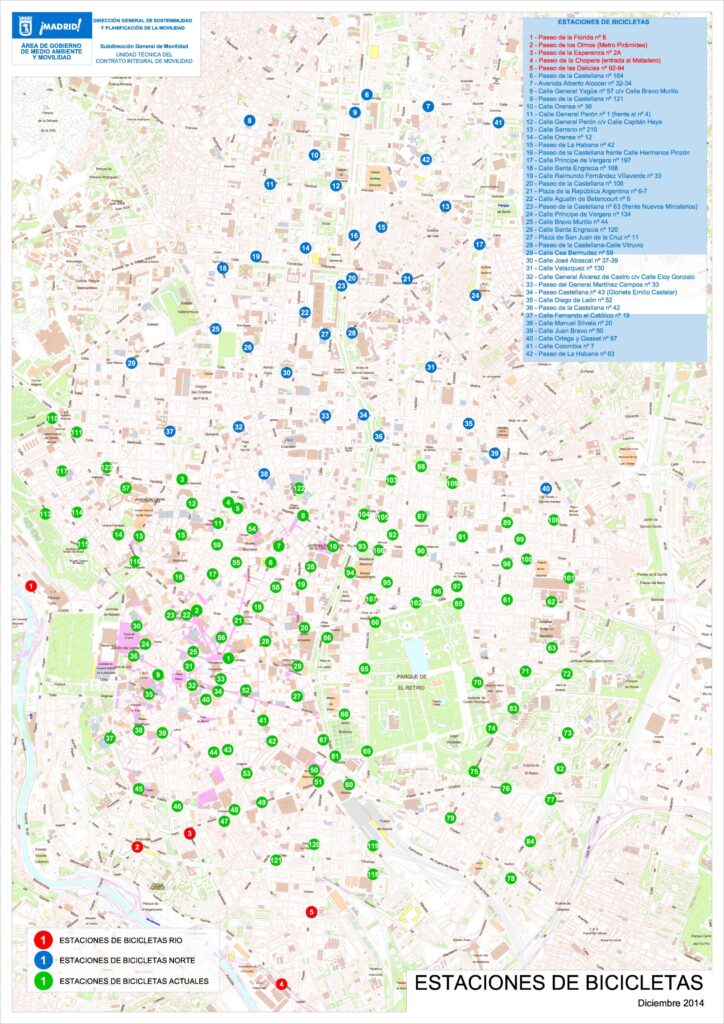 Ayuntamiento, estaciones, 2014, BiciMad