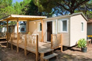 camping, mobile home