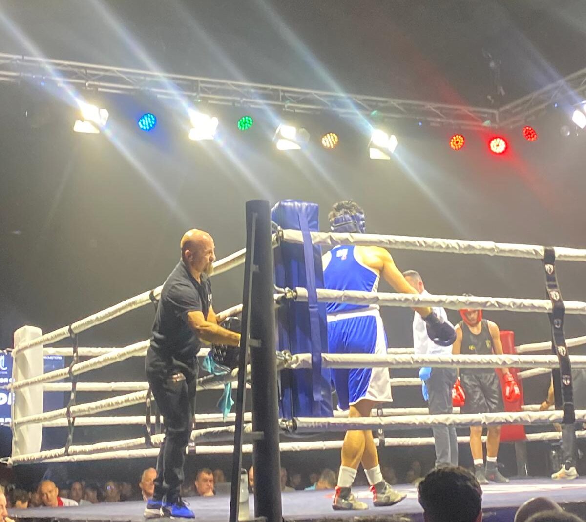 Silvio Olteanu, boxeo, velada, combate