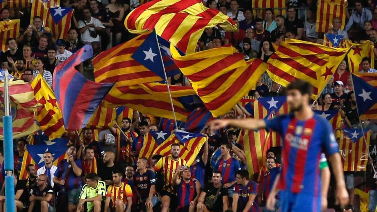Política, deporte, manifestación, Cataluña, FC Barcelona