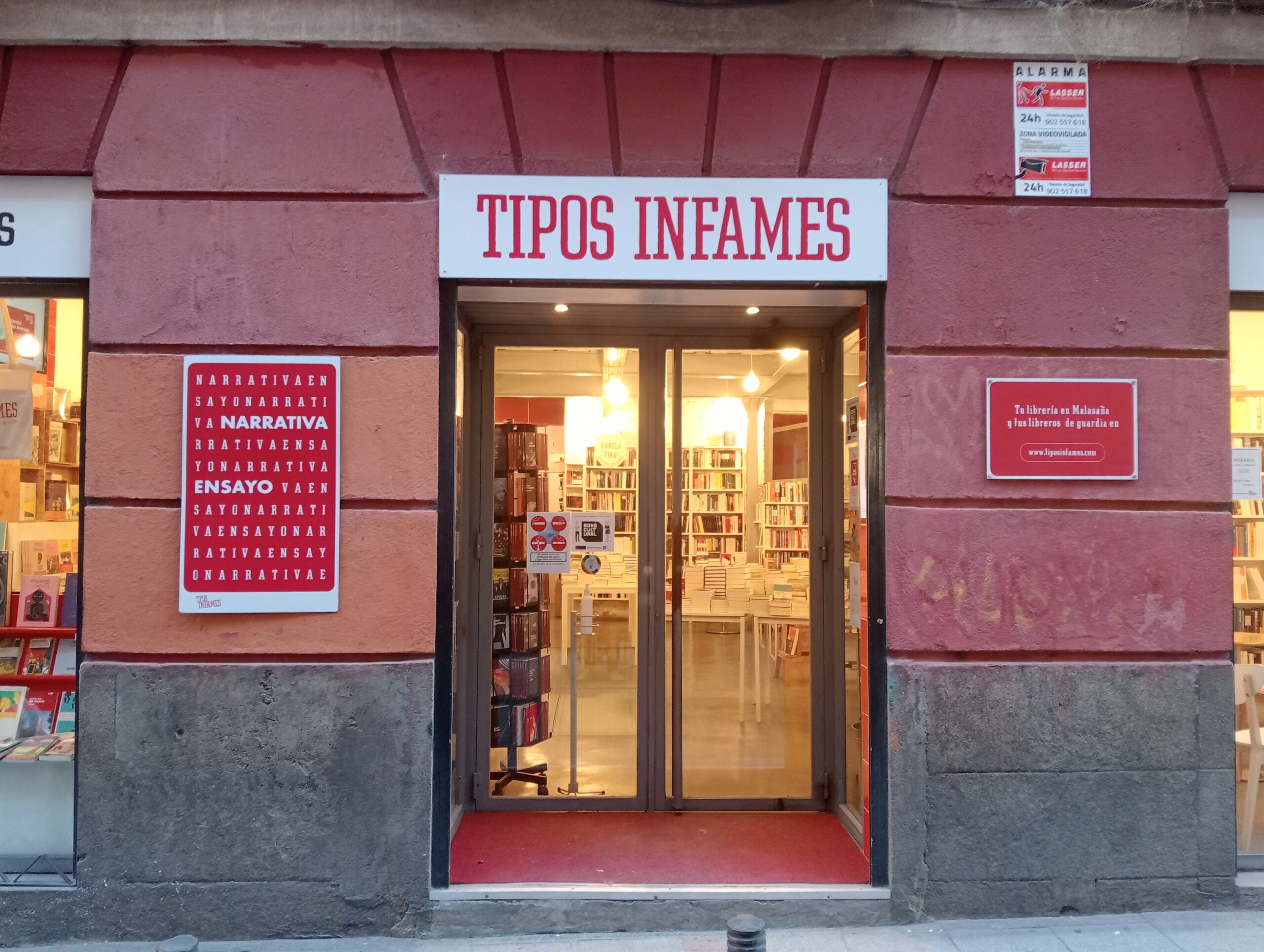 Reportaje sobre librerías de Madrid. 