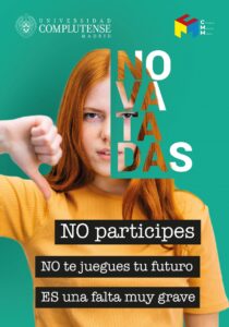 Cartel 'No a las novatadas' / UCM